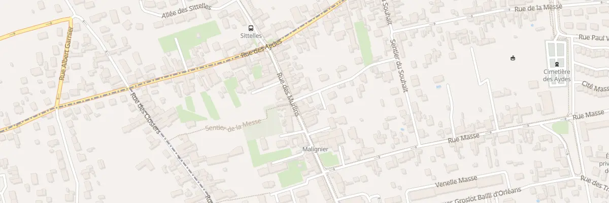 Plan du 250 Rue des Murlins à Orléans
