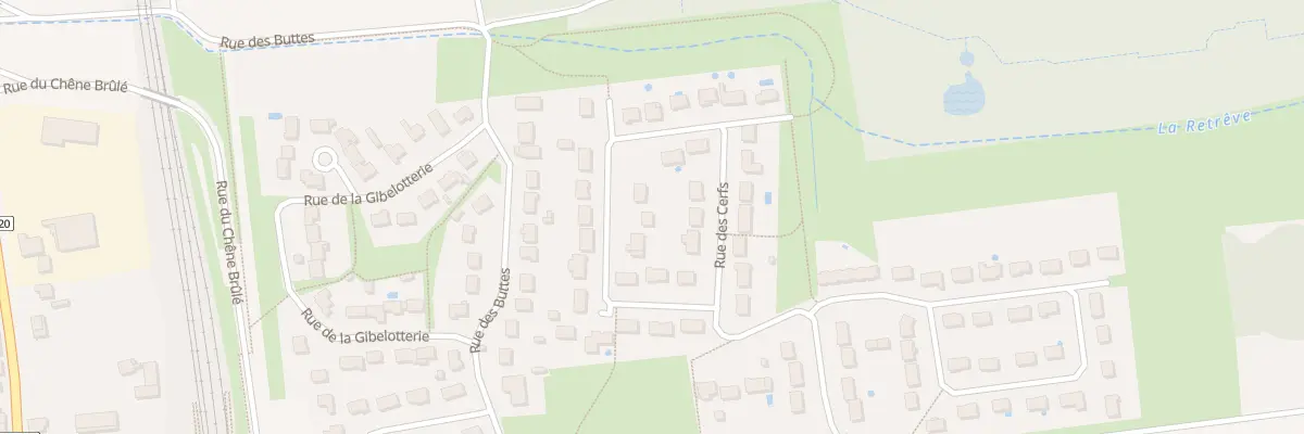 Plan du 22 Rue des Cerfs à Cercottes