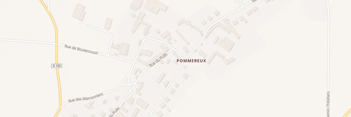 Plan du 64 Pommereux Hameau à Boutencourt