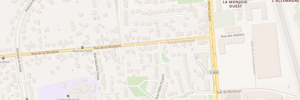 Plan du 191 Rue de la Montjoie à Saran