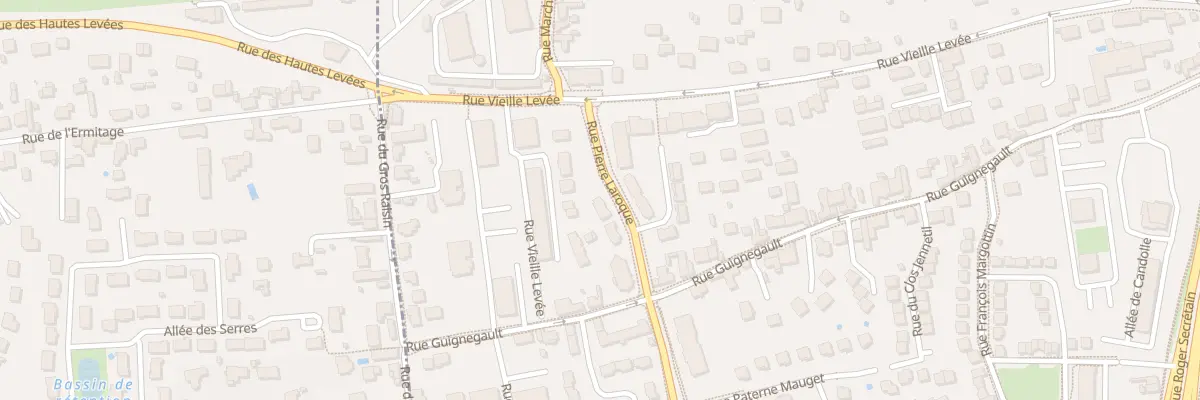 Plan du 4 Rue Pierre Laroque à Orléans