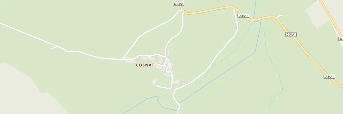 Plan du 5135 Cosnat à Vidaillat