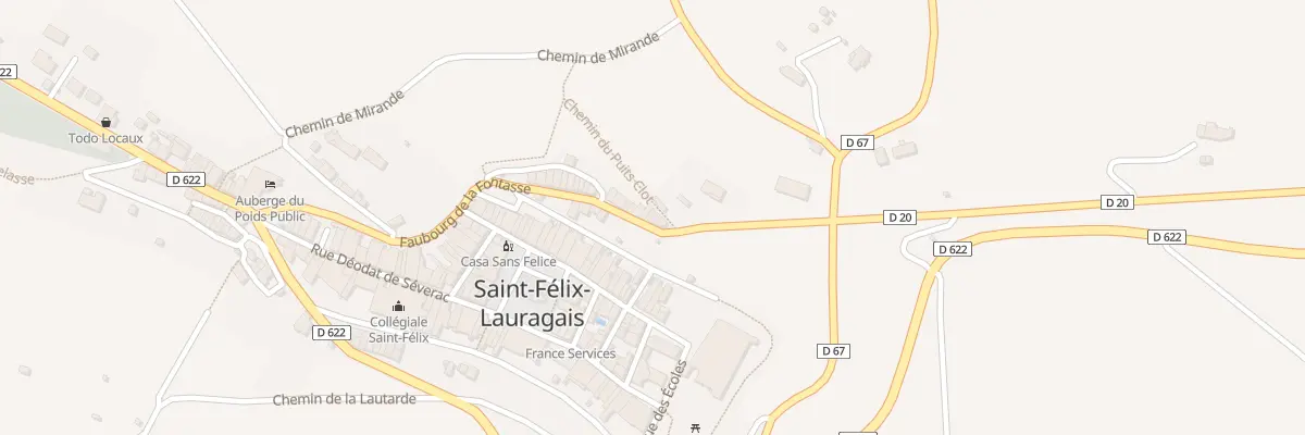 Plan du 33 Fg de la Fontasse à Saint-Félix-Lauragais