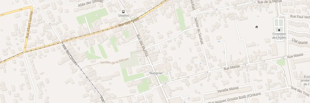 Plan du 248 Rue des Murlins à Orléans