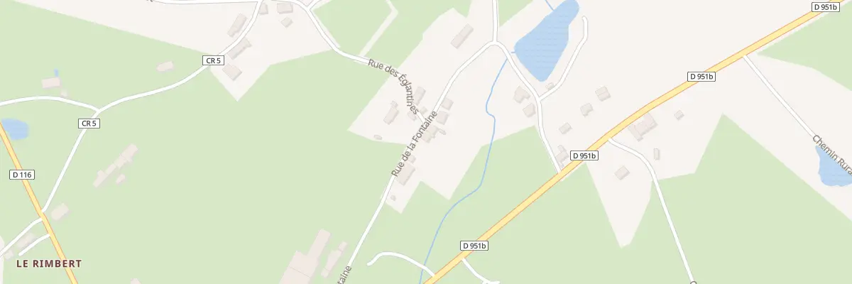 Plan du 4 Rue de la Fontaine à Crozon-sur-Vauvre