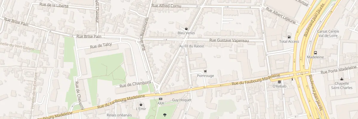 Plan du 20 Rue de Vauquois à Orléans