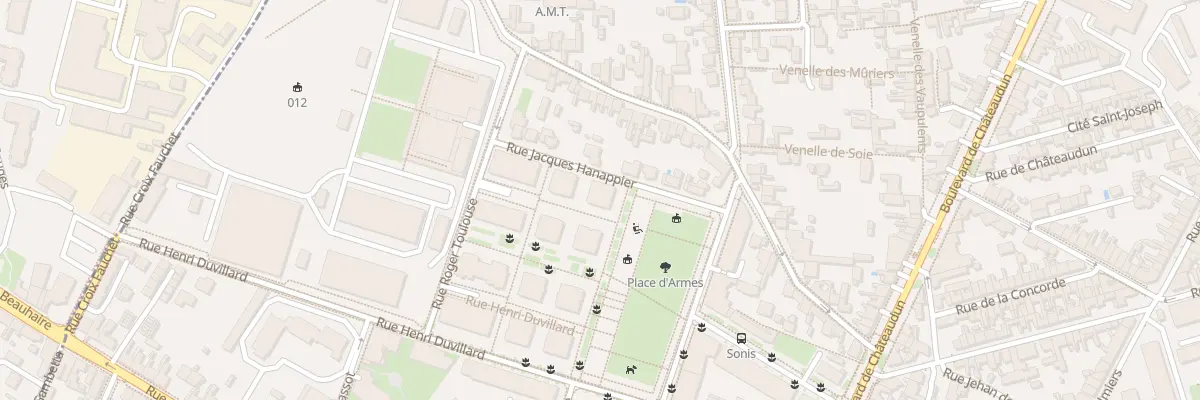 Plan du 1D Rue Jacques Hanappier à Orléans