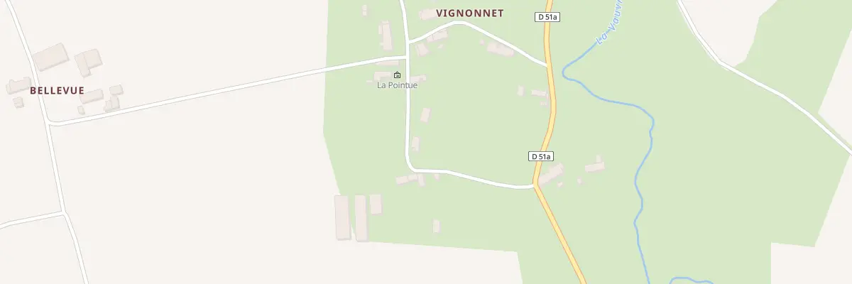 Plan du 26 Vignonnet à Sarzay