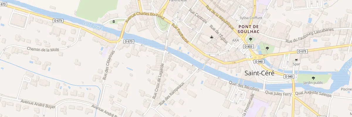 Plan du 5034 Quai des Récollets à Saint-Céré