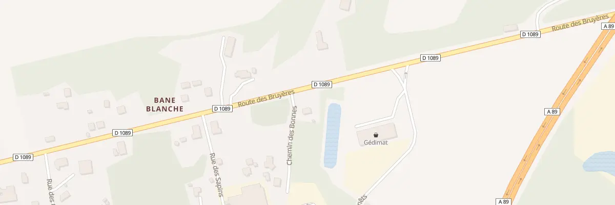 Plan du 1 Che des Bonnes à Saint-Priest-de-Gimel