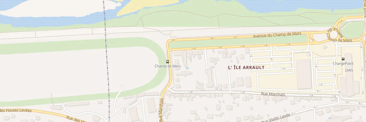 Plan du 33 Av du Champ de Mars à Orléans