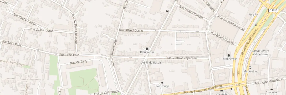 Plan du 23 Rue de Vauquois à Orléans