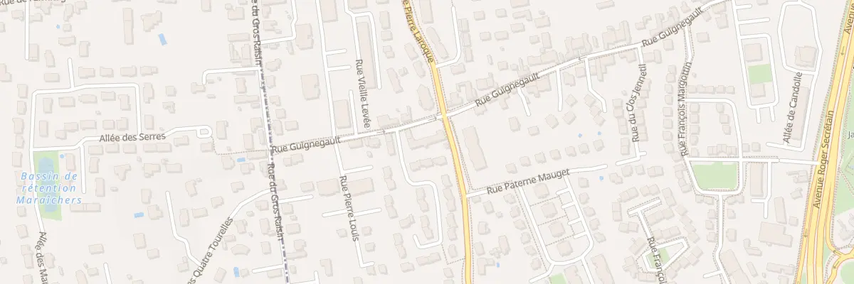 Plan du 33B Rue Guignegault à Orléans