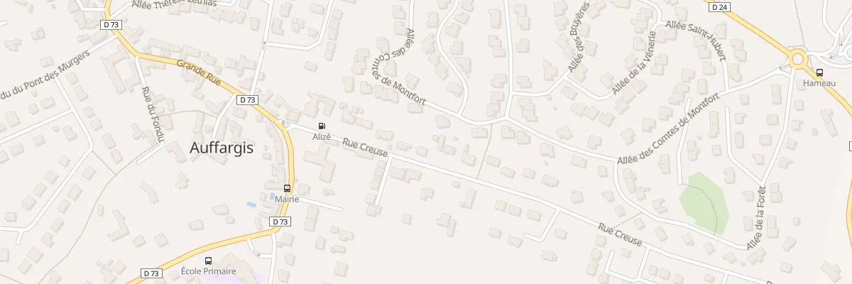 Plan du 7 Rue Creuse à Auffargis