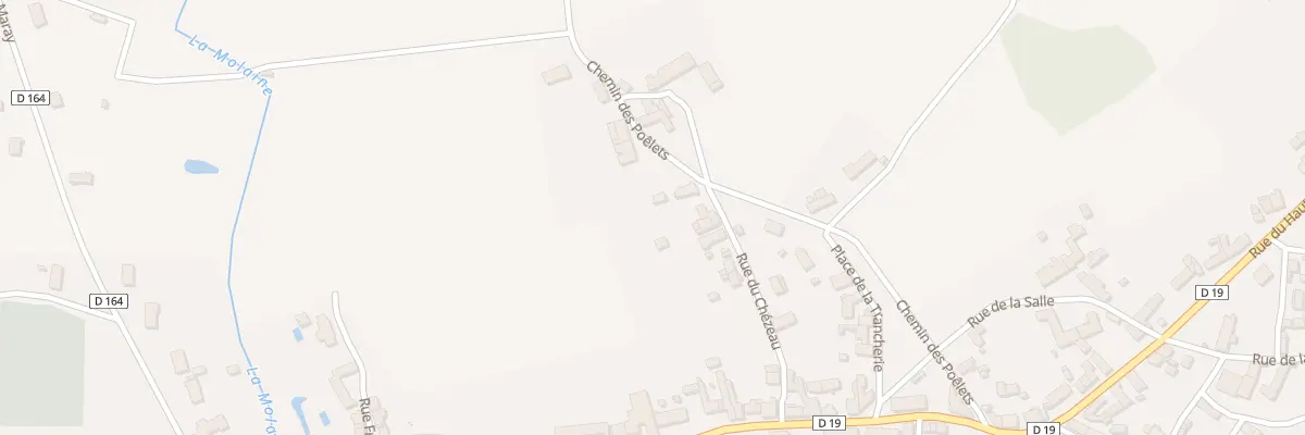 Plan du 13 Rue du Chezeau à Genouilly