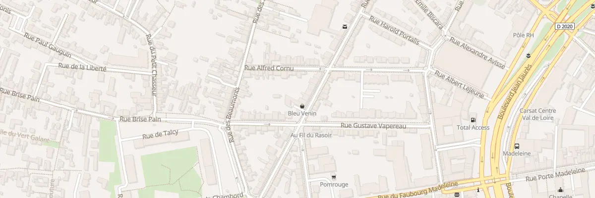 Plan du 25 Rue de Vauquois à Orléans