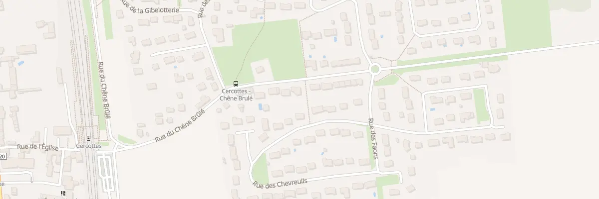 Plan du 354 Rue du Chêne Brûlé à Cercottes