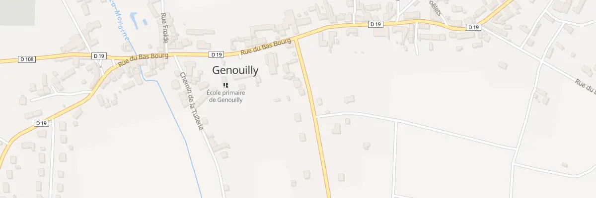 Plan du 6 Rte de Nohant-en-graçay à Genouilly