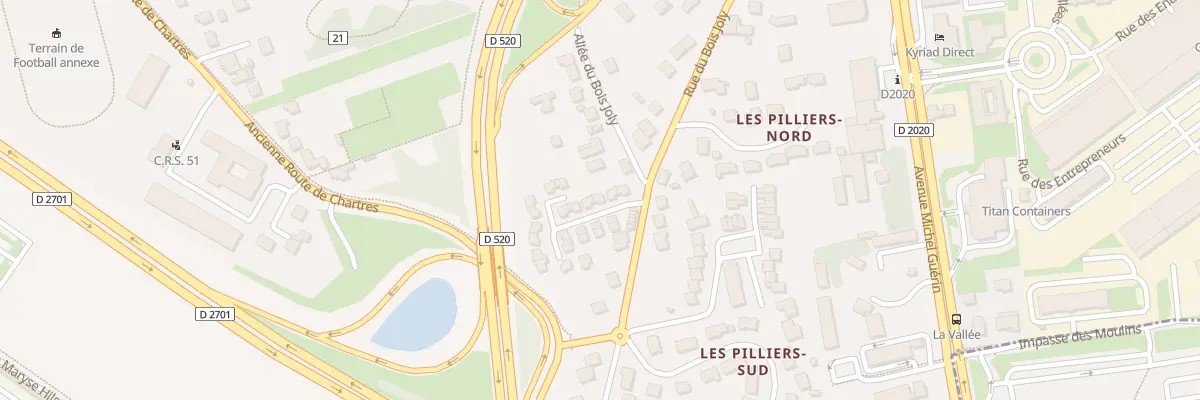 Plan du 36 All Joseph Loquet à Saran