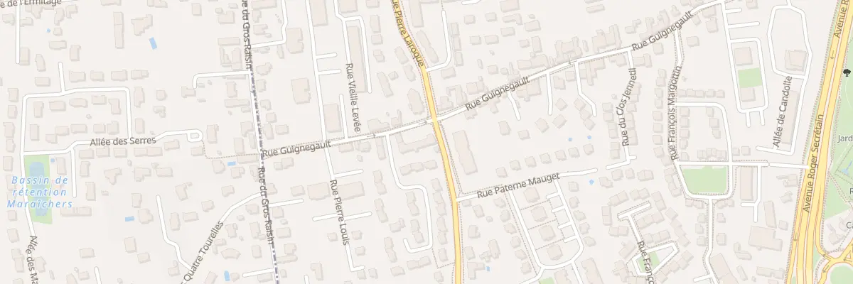 Plan du 33 Rue Guignegault à Orléans