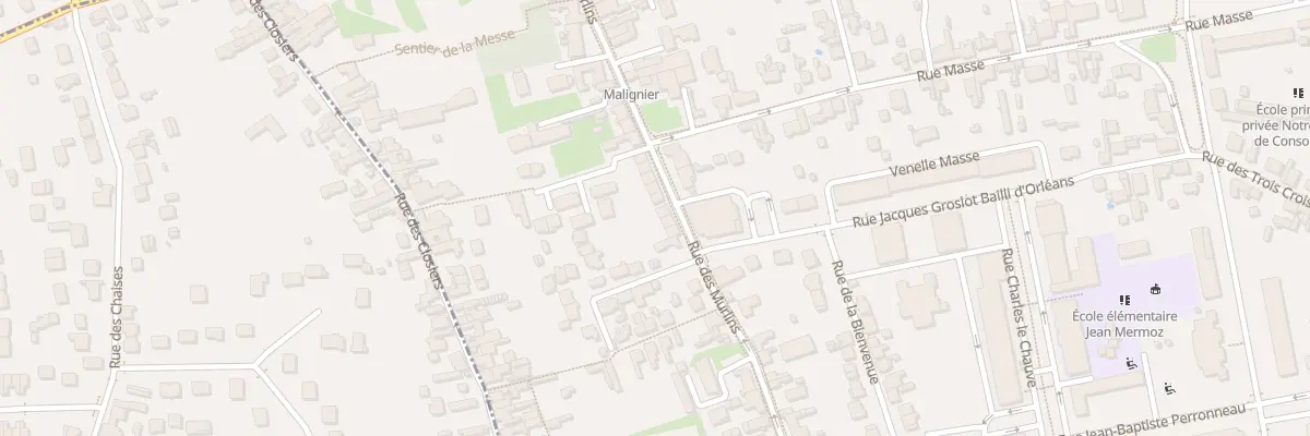 Plan du 273 Rue des Murlins à Orléans