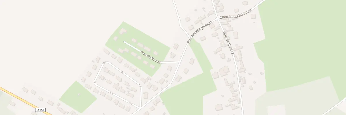 Plan du 321 Rue Andrée Joubert à Vauchelles-les-Quesnoy