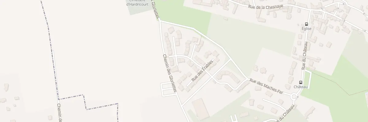 Plan du 23 Rue du Pre de Veze à Hardricourt