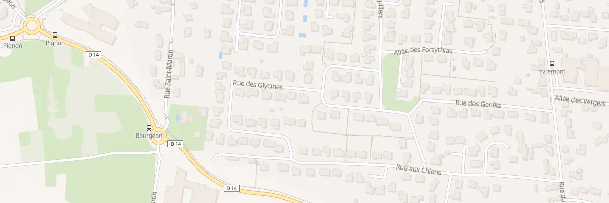 Plan du 354 Rue des Glycines à Olivet