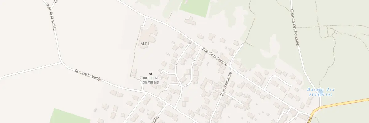Plan du 8 Rue de la Croix Blanche à Villiers-Saint-Frédéric