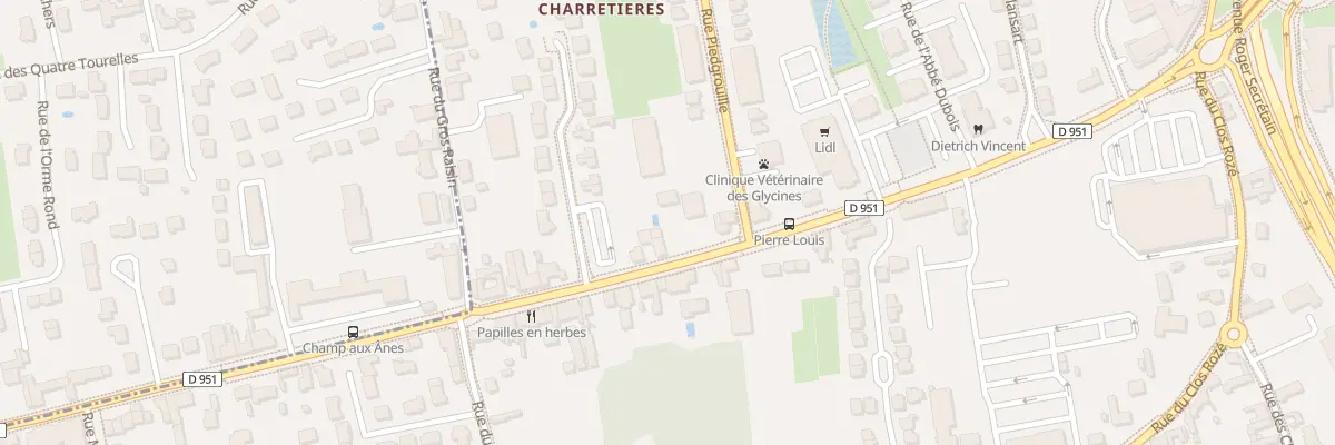 Plan du 38 Av de St Mesmin à Orléans