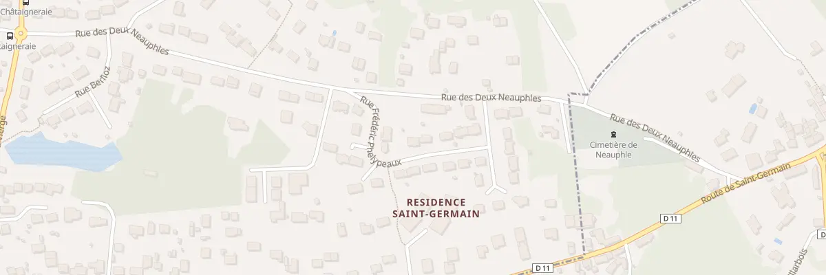 Plan du 12 Rue Frédéric Phelypeaux à Villiers-Saint-Frédéric