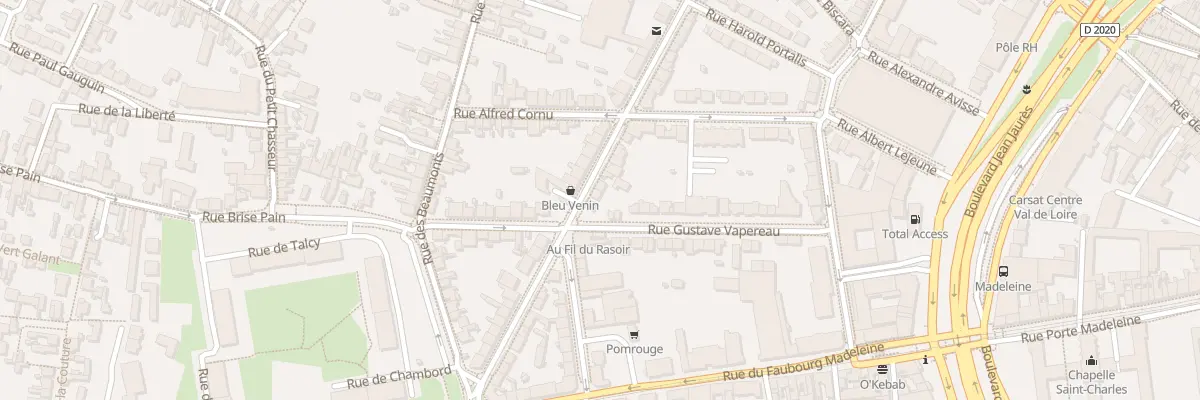 Plan du 26 Rue de Vauquois à Orléans
