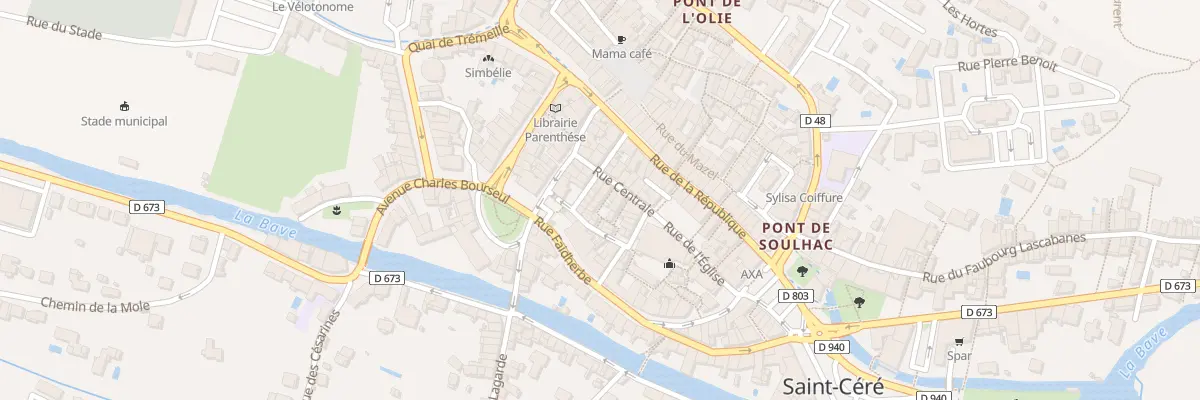 Plan du 7 Rue Serpente à Saint-Céré