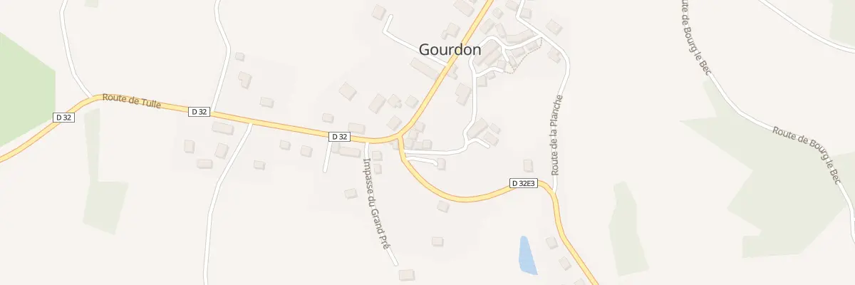 Plan du 1 Rue des Tilleuls à Gourdon-Murat