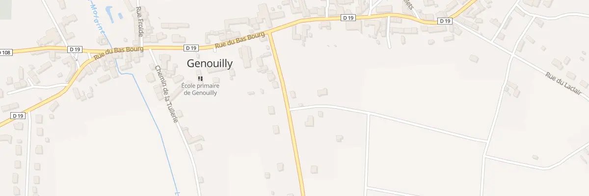 Plan du 3 Rte de Nohant-en-graçay à Genouilly