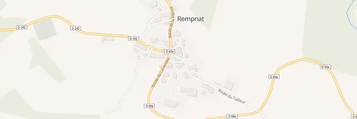 Plan du 5019 Le Bourg à Rempnat