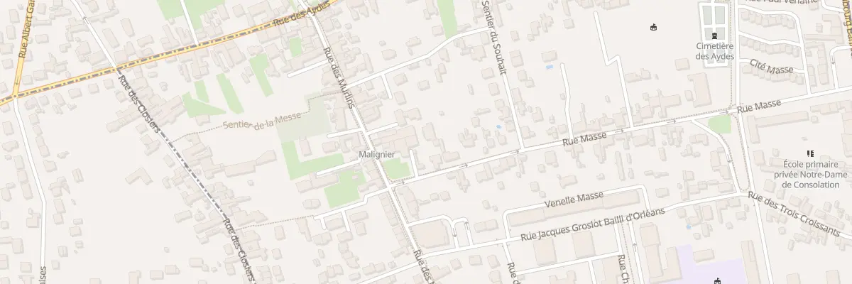 Plan du 72B Rue Masse à Orléans