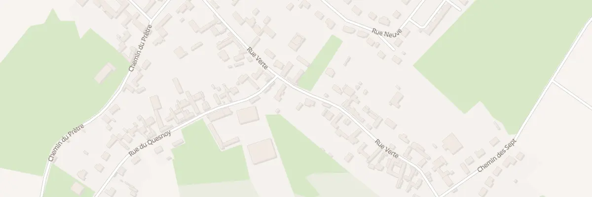 Plan du 252 Rue Verte à Vauchelles-les-Quesnoy