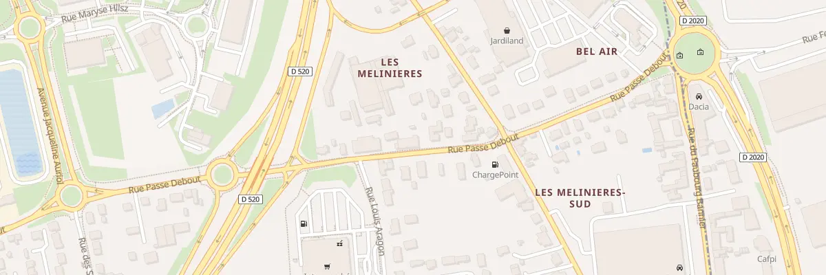 Plan du 330 Rue Passe Debout à Saran