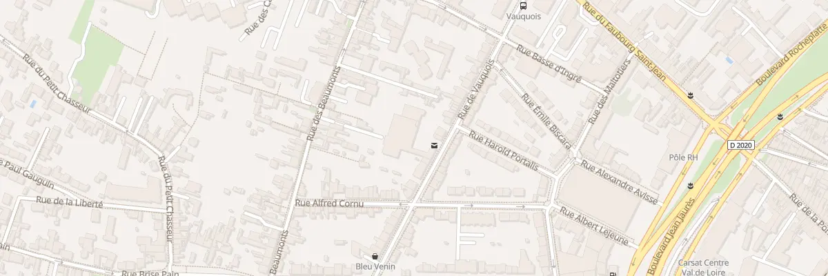 Plan du 45 Rue de Vauquois à Orléans