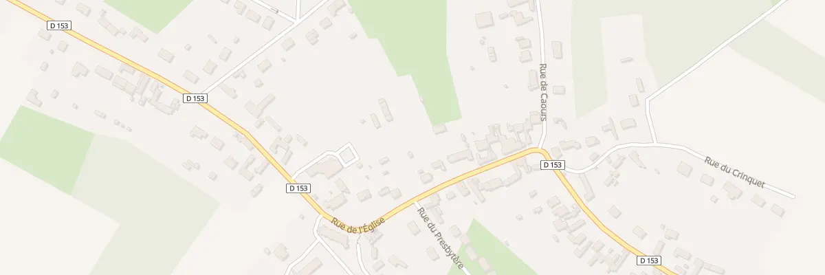 Plan du 133 Rue de l’Eglise à Vauchelles-les-Quesnoy