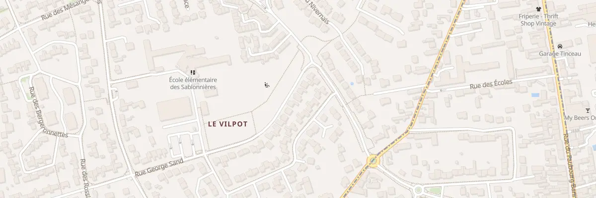Plan du 296 Rue George Sand à Saran