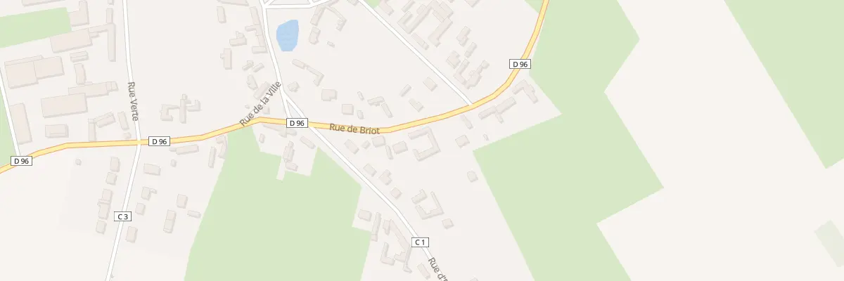 Plan du 12 Rue de Briot à Brombos