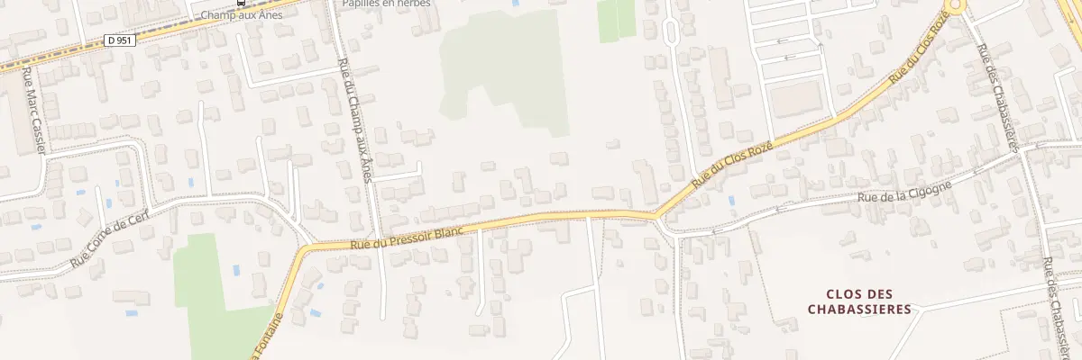 Plan du 16 Rue du Pressoir Blanc à Orléans