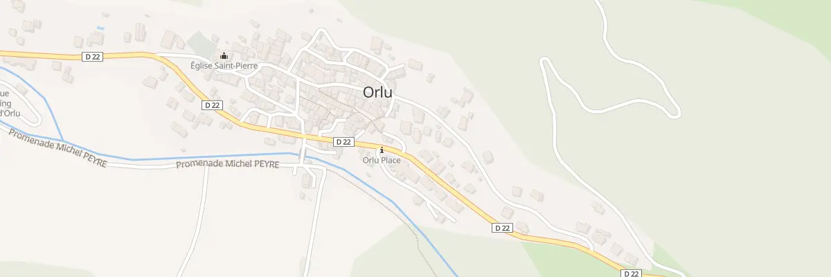 Plan du 4 Qua Route des Forges à Orlu