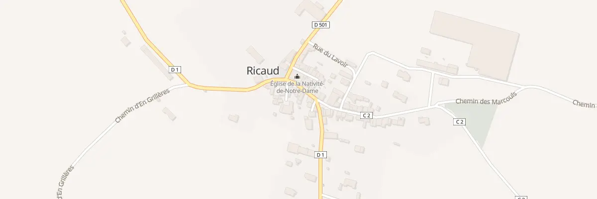 Plan du 46 Le Village à Ricaud