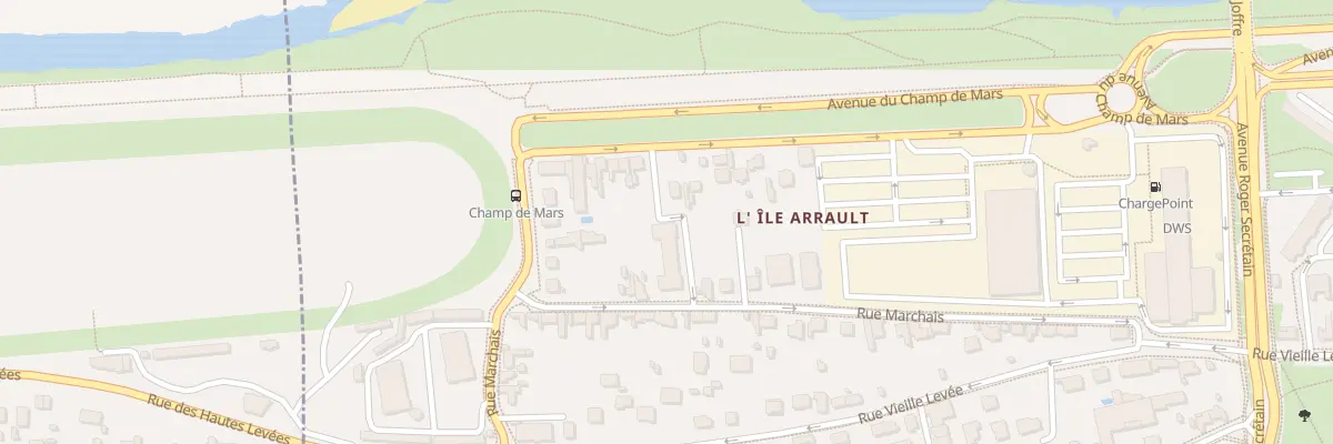 Plan du 21B Av du Champ de Mars à Orléans