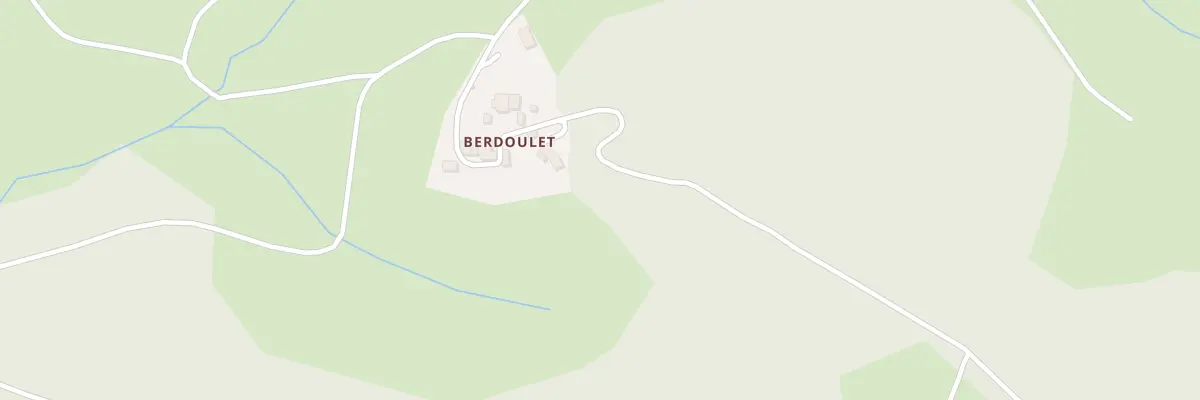 Plan du 2 Berdoulet à Plavilla