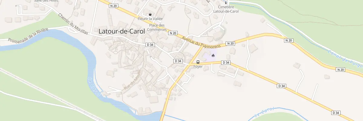 Plan du 1 Rue de Font Froide à Latour-de-Carol