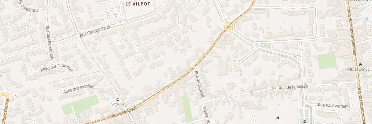 Plan du 60 Rue des Aydes à Saran